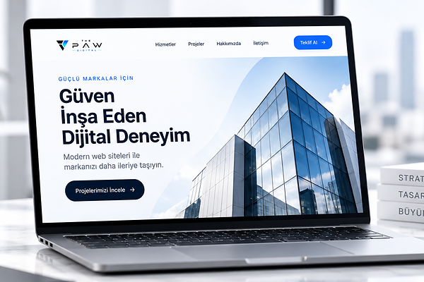 Kurumsal web sitesi paketi örnek tasarımı